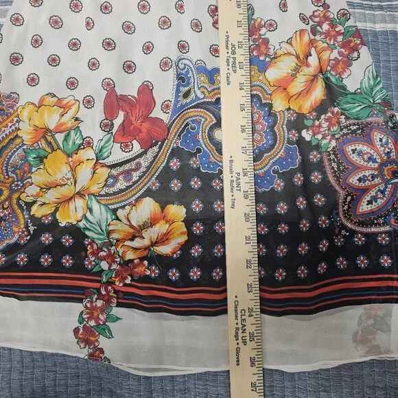 MarineBlu Halter Red Crochet Sun Dress with Flower Design Women's - Size Small - Picture 4 of 5